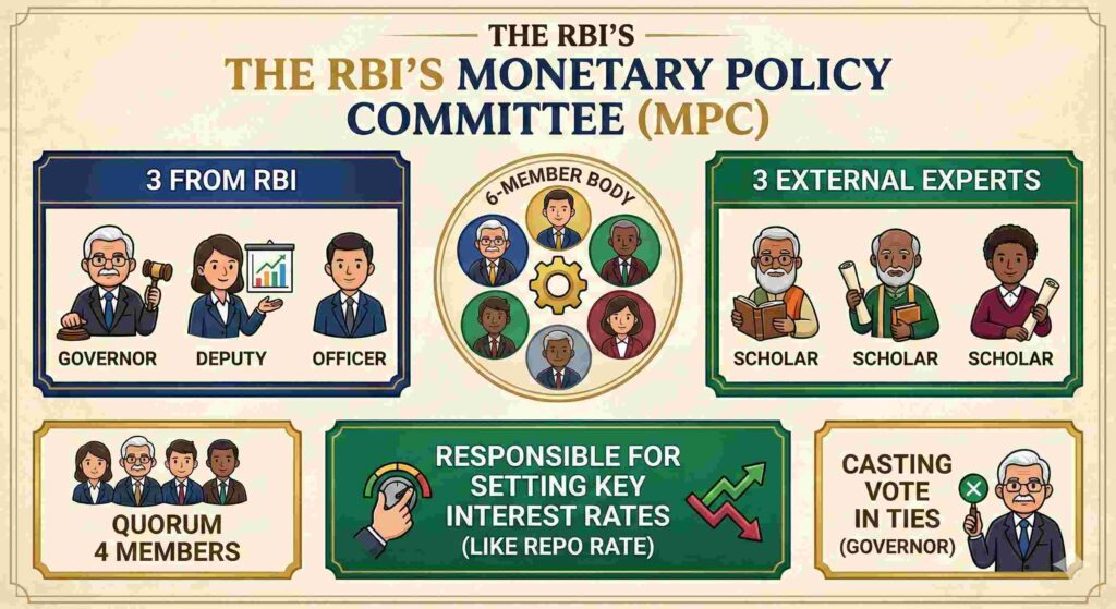 चलनविषयक धोरण समितीची रचना